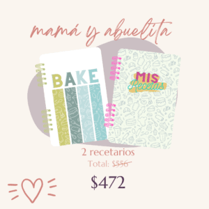 Bundle  de 2 Recetarios