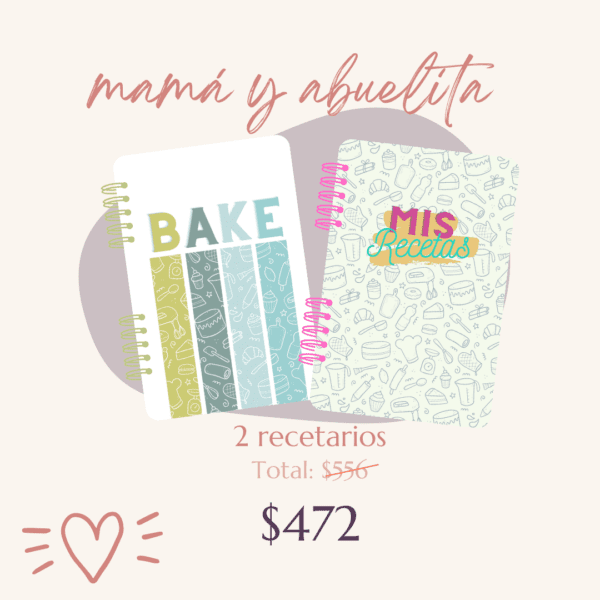 Bundle  de 2 Recetarios