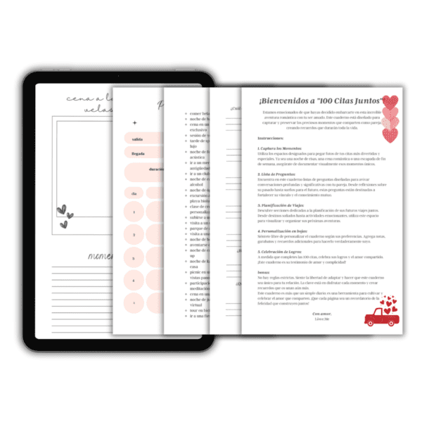 Cuaderno 117 Citas Juntos Para Pareja - Imagen 2