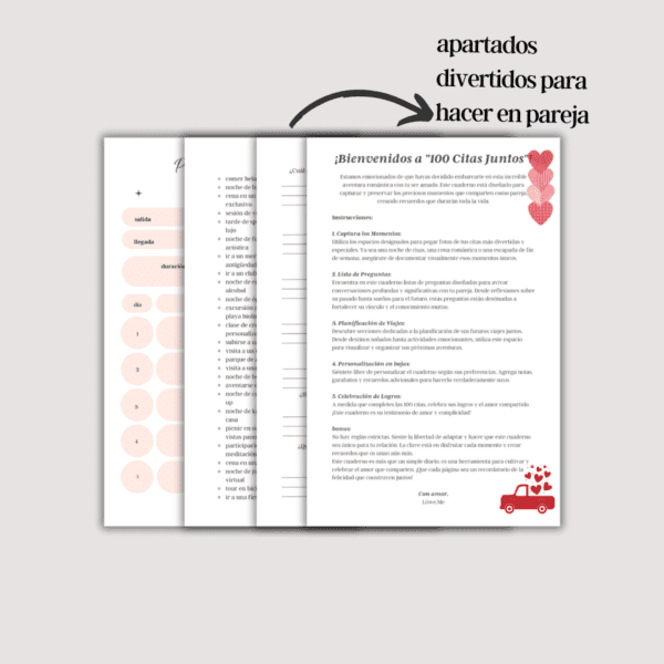 Cuaderno 100 117 Citas Para Pareja - Imagen 4