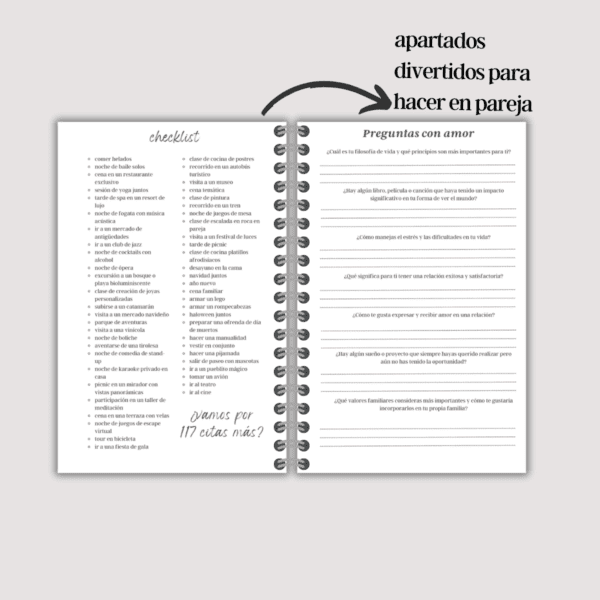 Cuaderno 100 117 Citas Para Pareja - Imagen 5