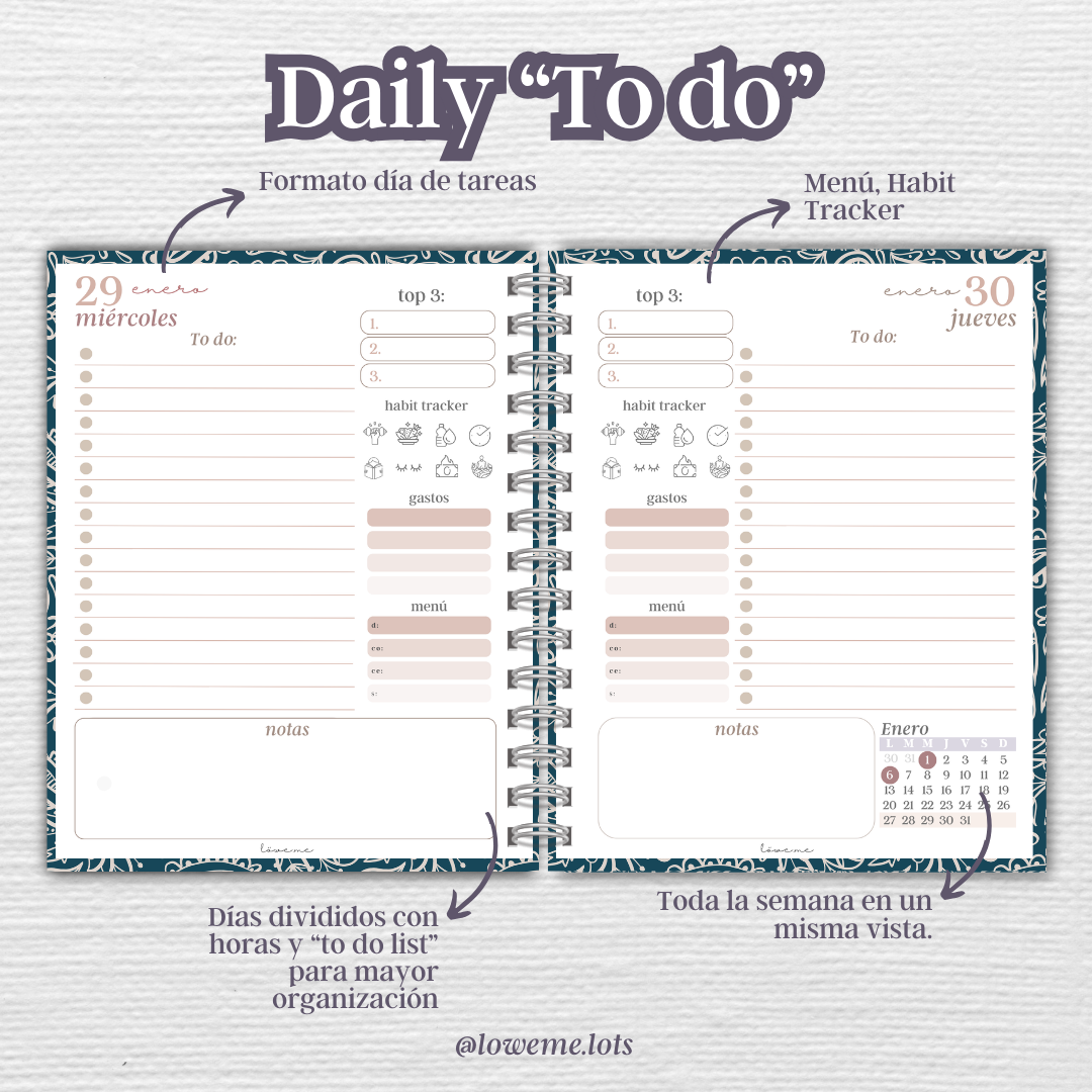 Daily Chaos To-Do — Agenda Diaria 2026