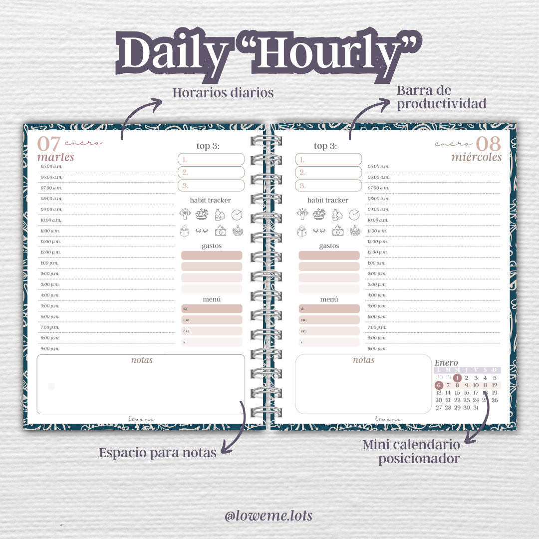 Daily Hours of Chaos — Agenda Diaria con Horarios 2026